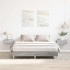 Estructura de cama sin colchón gris Sonoma 150x200