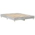 Estructura de cama sin colchón gris Sonoma 150x200
