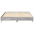 Estructura de cama sin colchón gris Sonoma 150x200