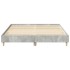 Estructura de cama sin colchón gris hormigón