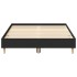 Estructura de cama sin colchón negra 120x200