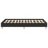 Estructura de cama sin colchón negra 120x200