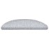 Alfombrilla escalera 30 uds gris claro 56x17x3