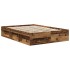 Estructura de cama sin colchón madera antigua 120x200