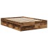 Estructura de cama sin colchón madera antigua 120x190