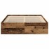 Estructura de cama sin colchón madera antigua 120x190