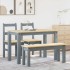 Juego de comedor Panama 4 pzas madera maciza de pino
