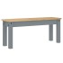 Juego de comedor Panama 4 pzas madera maciza de pino