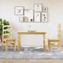 Juego de comedor Panama 3 pzas madera maciza de