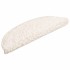 Alfombrilla escalera 30 uds. Blanco 56x17x3