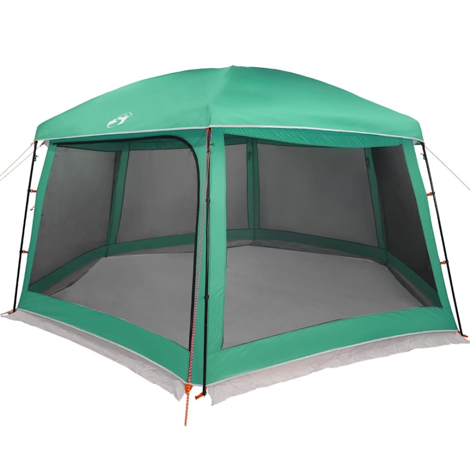 Carpa para piscina con desmontables y paredes verde 618x532