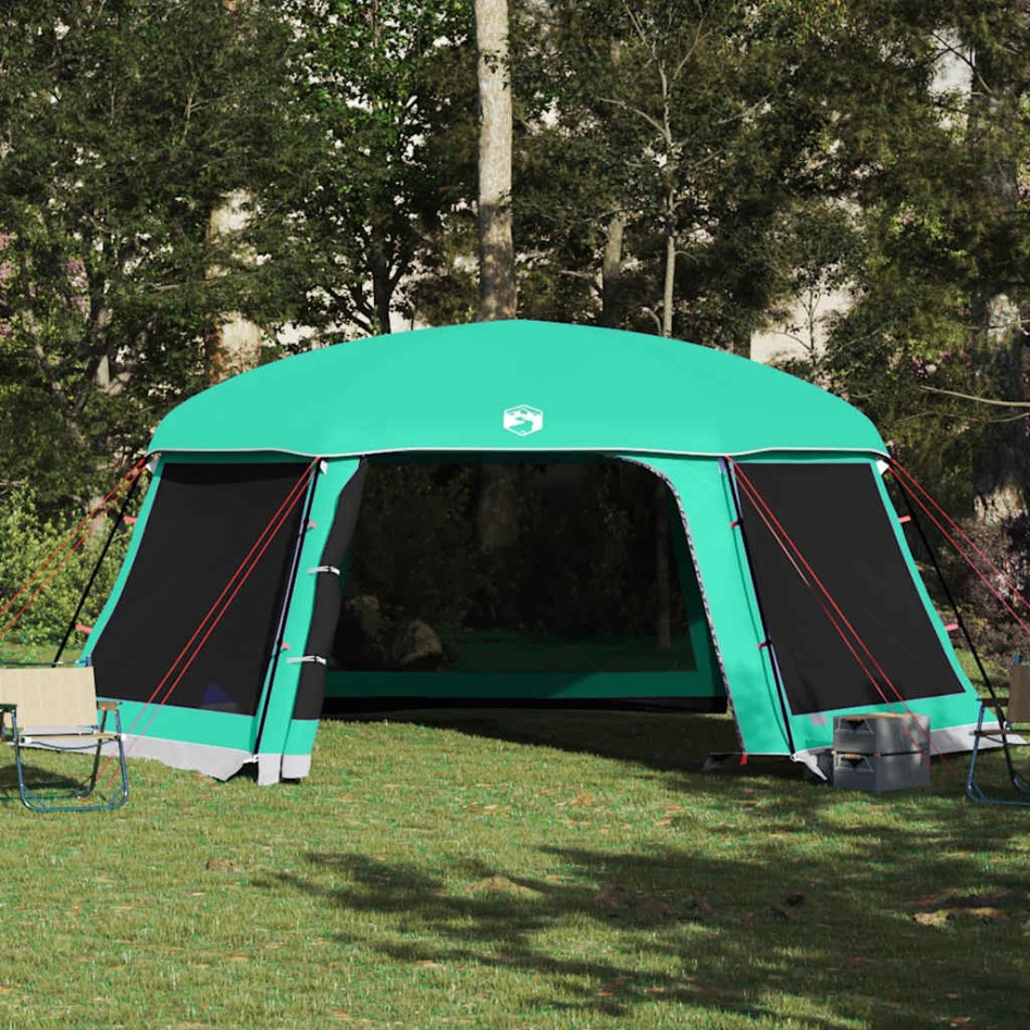 Carpa para piscina con desmontables y paredes verde 618x532