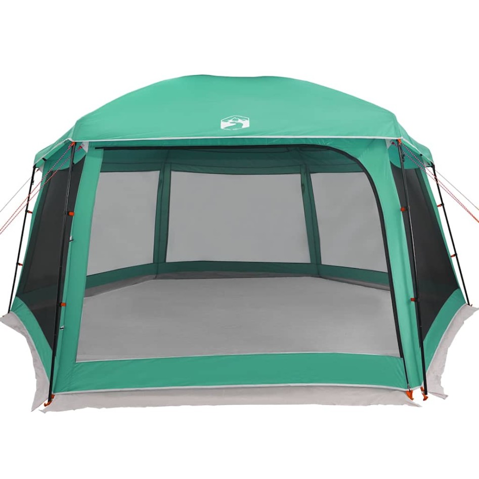 Carpa para piscina con desmontables y paredes verde 618x532