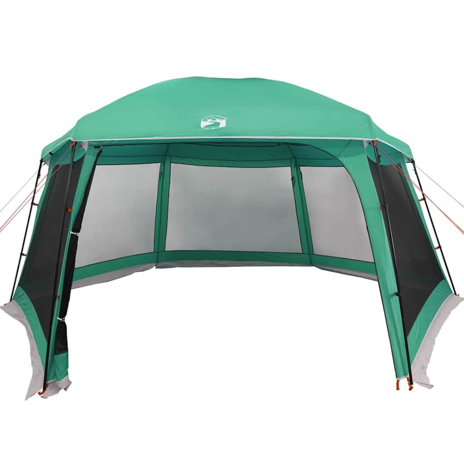 Carpa para piscina con desmontables y paredes verde 618x532