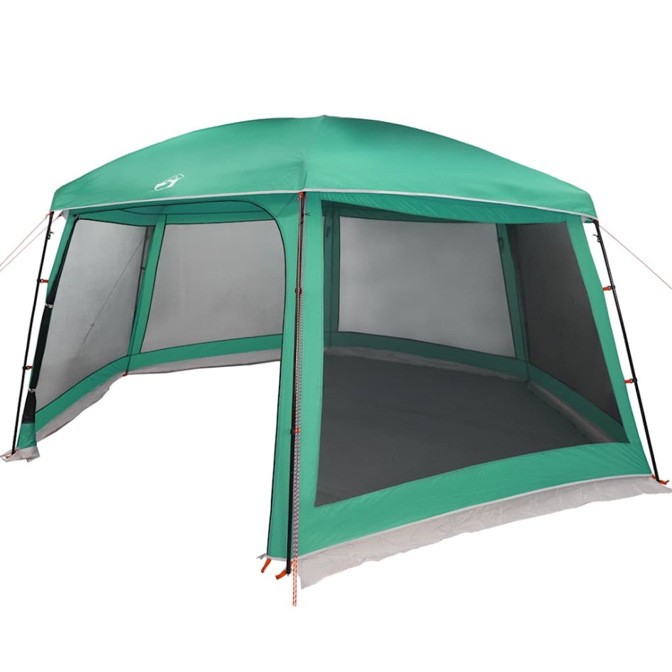 Carpa para piscina con desmontables y paredes verde 618x532