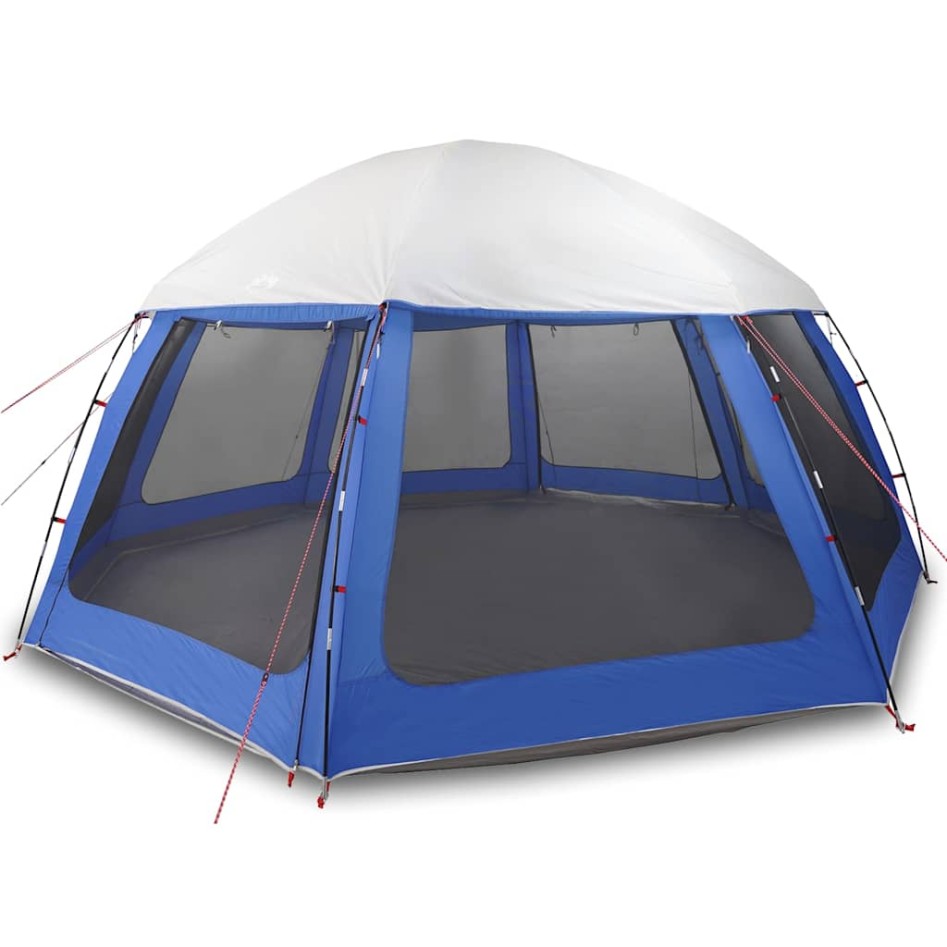 Carpa para piscina con desmontables y paredes azul 510x510