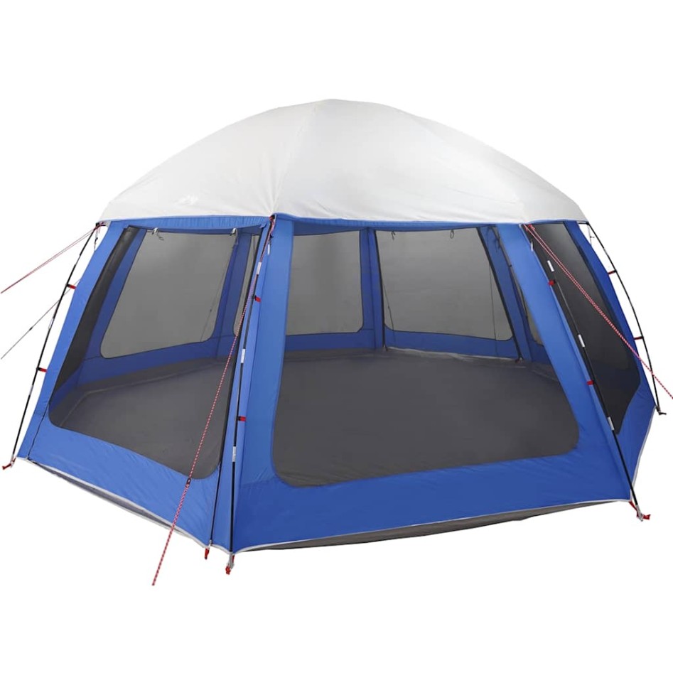Carpa para piscina con desmontables y paredes azul 510x510