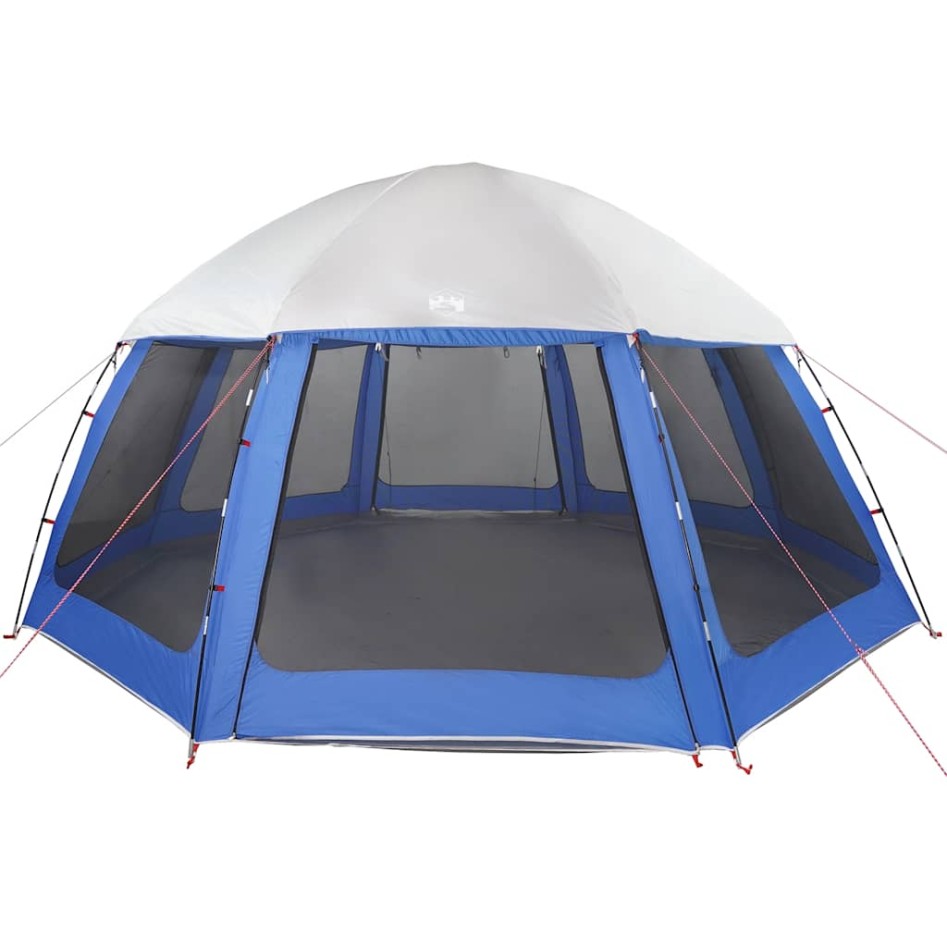 Carpa para piscina con desmontables y paredes azul 510x510