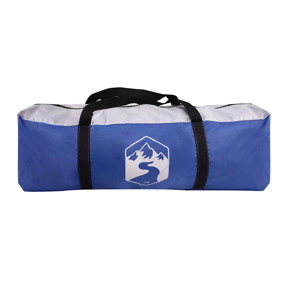 Carpa para piscina con desmontables y paredes azul 510x510