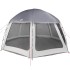 Carpa para piscina con desmontables y paredes azul 510x510