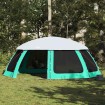 Carpa para piscina con desmontables y paredes azul 690x690 cm