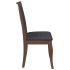 Sillas de comedor con cojines 2 uds madera maciza marrón