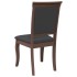 Sillas de comedor con cojines 2 uds madera maciza marrón
