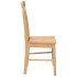 Sillas de comedor 2 unidades madera maciza de
