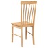 Sillas de comedor 2 unidades madera maciza de