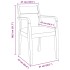Sillas de comedor con cojines 2uds madera maciza blanco