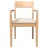 Sillas de comedor con cojines 2uds madera maciza natural
