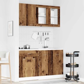 Mueble de cocina 4 piezas madera contrachapada madera