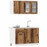 Mueble de cocina 4 piezas madera contrachapada madera