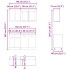 Mueble de cocina 4 piezas madera contrachapada madera
