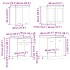 Mueble de cocina 4 piezas madera contrachapada madera