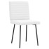Sillas de comedor 6 uds cuero sintético