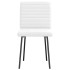 Sillas de comedor 6 uds cuero sintético