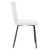 Sillas de comedor 6 uds cuero sintético