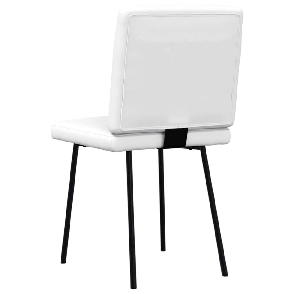 Sillas de comedor 6 uds cuero sintético