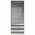 Armario de madera de ingeniería gris hormigón 80x50x200