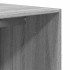 Armario de madera de ingeniería gris Sonoma 80x50x200