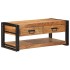 Mesa de centro madera maciza de acacia 90x50x38