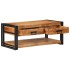 Mesa de centro madera maciza de acacia 90x50x38