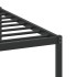 Estructura de cama sin colchón roble ahumado 160x200