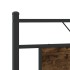Estructura de cama sin colchón roble ahumado 183x203