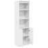 Aparador alto blanco 50x35x180 cm madera de