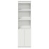 Aparador alto blanco 50x35x180 cm madera de