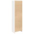Aparador alto blanco 50x35x180 cm madera de