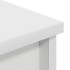 Aparador alto blanco 50x35x180 cm madera de