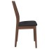 Sillas de comedor con cojines 2 uds madera maciza marrón